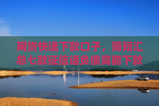 网贷快速下款口子，简短汇总七款征信话负债高能下款的app