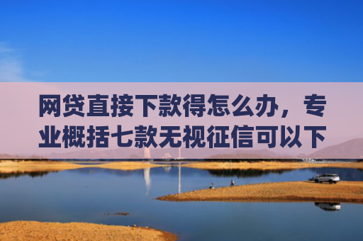 网贷直接下款得怎么办，专业概括七款无视征信可以下款的App贷款