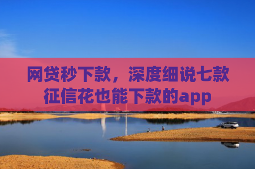 网贷秒下款，深度细说七款征信花也能下款的app