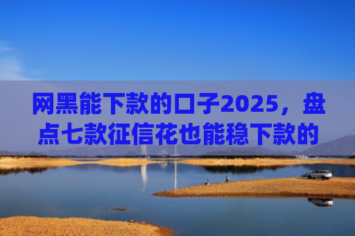 网黑能下款的口子2025，盘点七款征信花也能稳下款的app入口