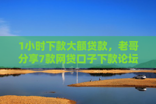 1小时下款大额贷款，老哥分享7款网贷口子下款论坛