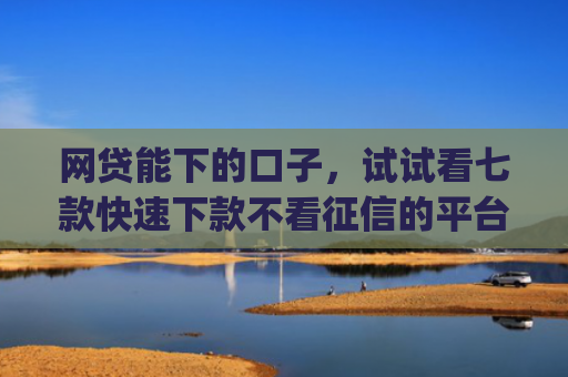 网贷能下的口子，试试看七款快速下款不看征信的平台app