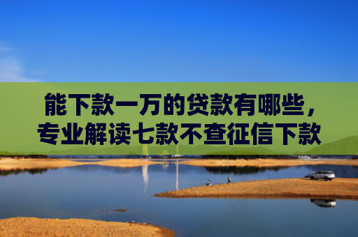 能下款一万的贷款有哪些，专业解读七款不查征信下款平台