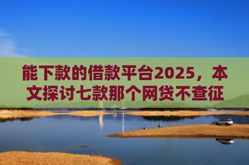能下款的借款平台2025，本文探讨七款那个网贷不查征信大数据 下款快