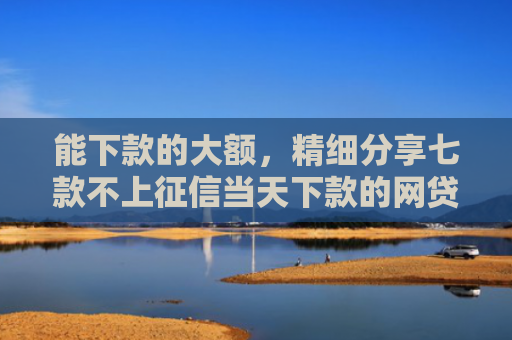 能下款的大额，精细分享七款不上征信当天下款的网贷