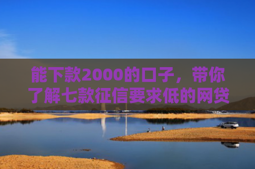 能下款2000的口子，带你了解七款征信要求低的网贷能下款吗