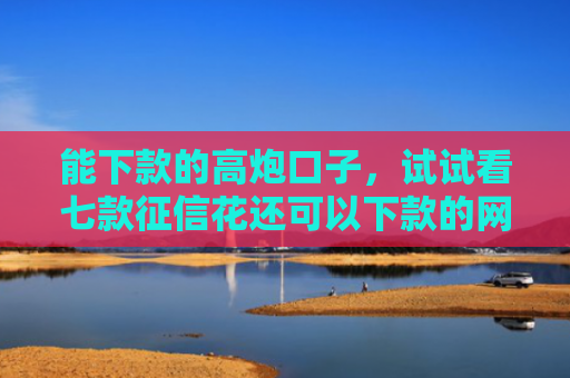 能下款的高炮口子，试试看七款征信花还可以下款的网贷
