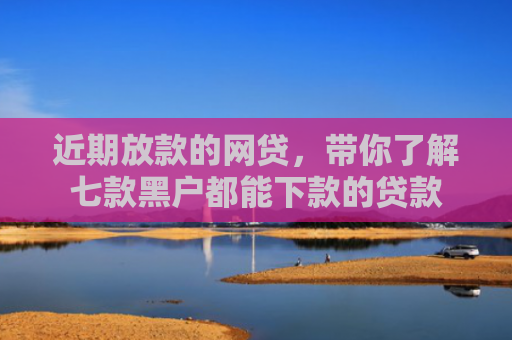 近期放款的网贷，带你了解七款黑户都能下款的贷款