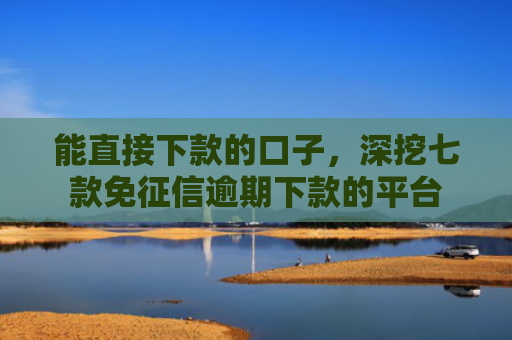能直接下款的口子，深挖七款免征信逾期下款的平台