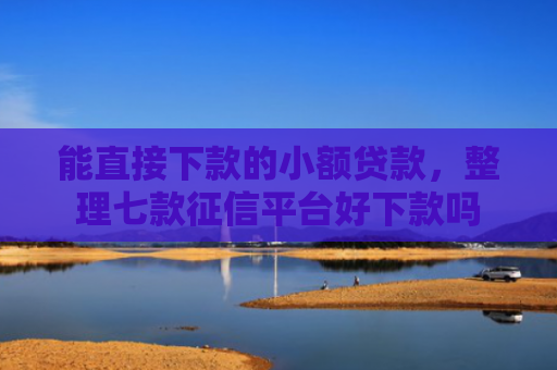 能直接下款的小额贷款，整理七款征信平台好下款吗