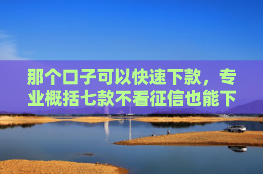 那个口子可以快速下款，专业概括七款不看征信也能下款的网贷