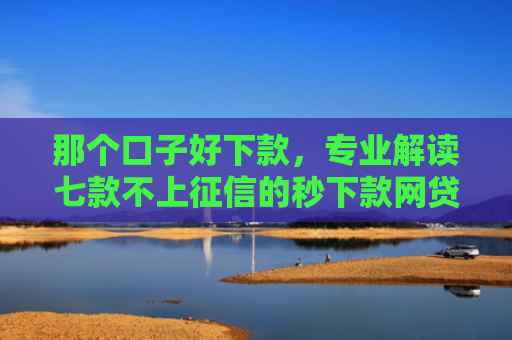 那个口子好下款，专业解读七款不上征信的秒下款网贷