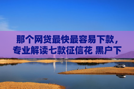 那个网贷最快最容易下款，专业解读七款征信花 黑户下款的网贷