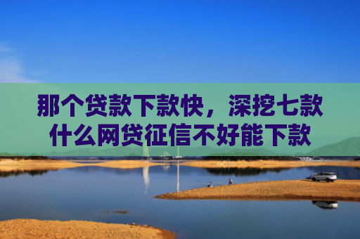 那个贷款下款快，深挖七款什么网贷征信不好能下款