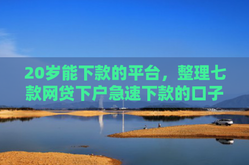 20岁能下款的平台，整理七款网贷下户急速下款的口子