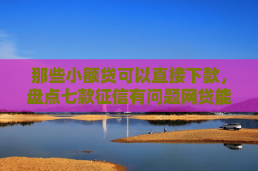 那些小额贷可以直接下款，盘点七款征信有问题网贷能下款嘛