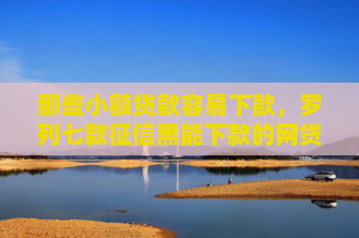 那些小额贷款容易下款，罗列七款征信黑能下款的网贷平台