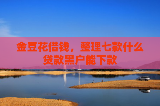 金豆花借钱，整理七款什么贷款黑户能下款