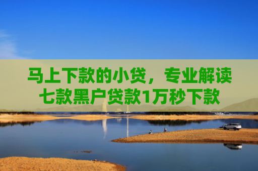 马上下款的小贷，专业解读七款黑户贷款1万秒下款