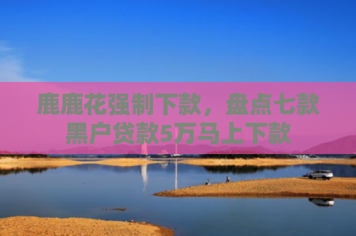 鹿鹿花强制下款，盘点七款黑户贷款5万马上下款