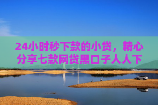24小时秒下款的小贷，精心分享七款网贷黑口子人人下款